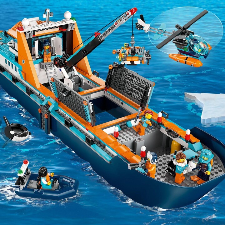 Set LEGO® City 60368 Arctic Exploration Ship, 815 pjesë