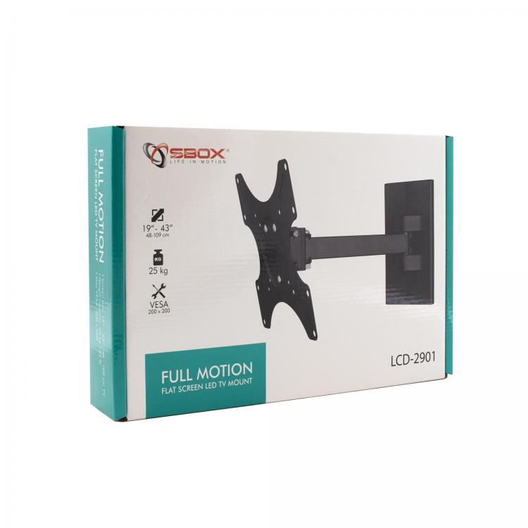 Mbajtëse për TV Sbox LCD-2901, lëvizëse, 19"- 40", 25 kg