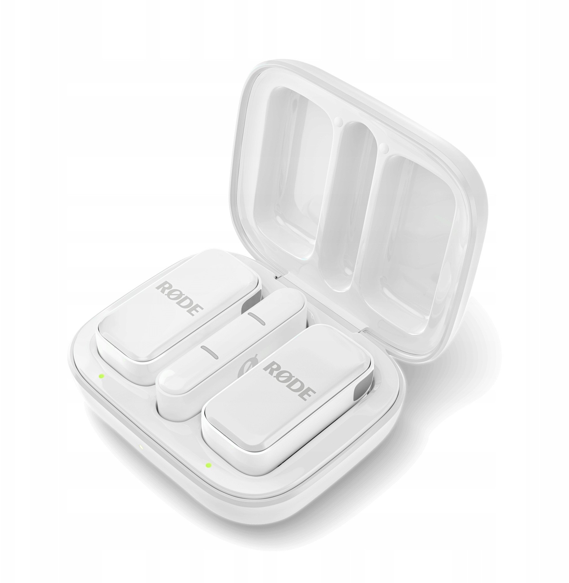 Mikrofon pa tel Rode Wireless Micro USB C, për smartphone USB C, i bardhë