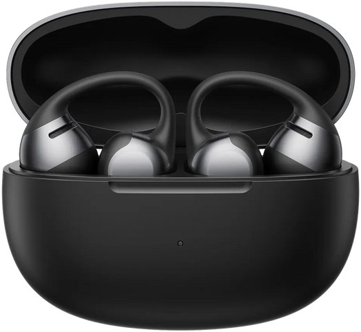 Kufje wireless Shokz OpenDots ONE, open ear, Bluetooth, të zeza