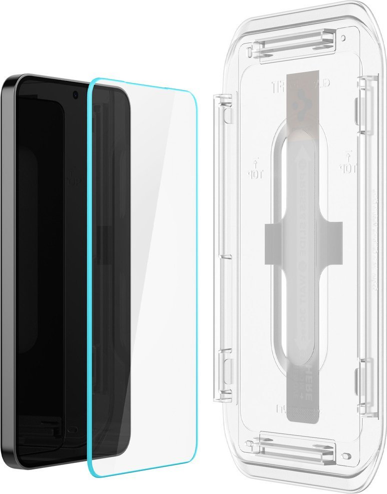 Xham mbrojtës Spigen Glas tR EZ Fit HD, Samsung Galaxy S24 Plus, 2 copë, transparent