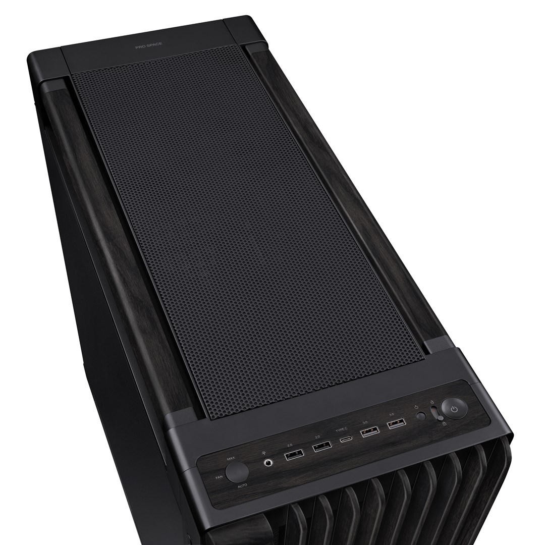 Kuti PC ASUS ProArt PA602 Wood Edition, mid tower, panel metalik, e zezë