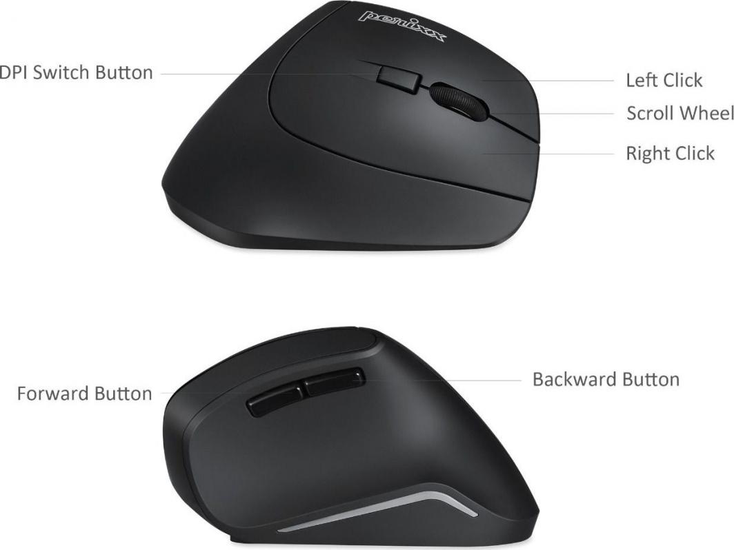 Maus Perixx Perimice-715, wireless, USB, i zi