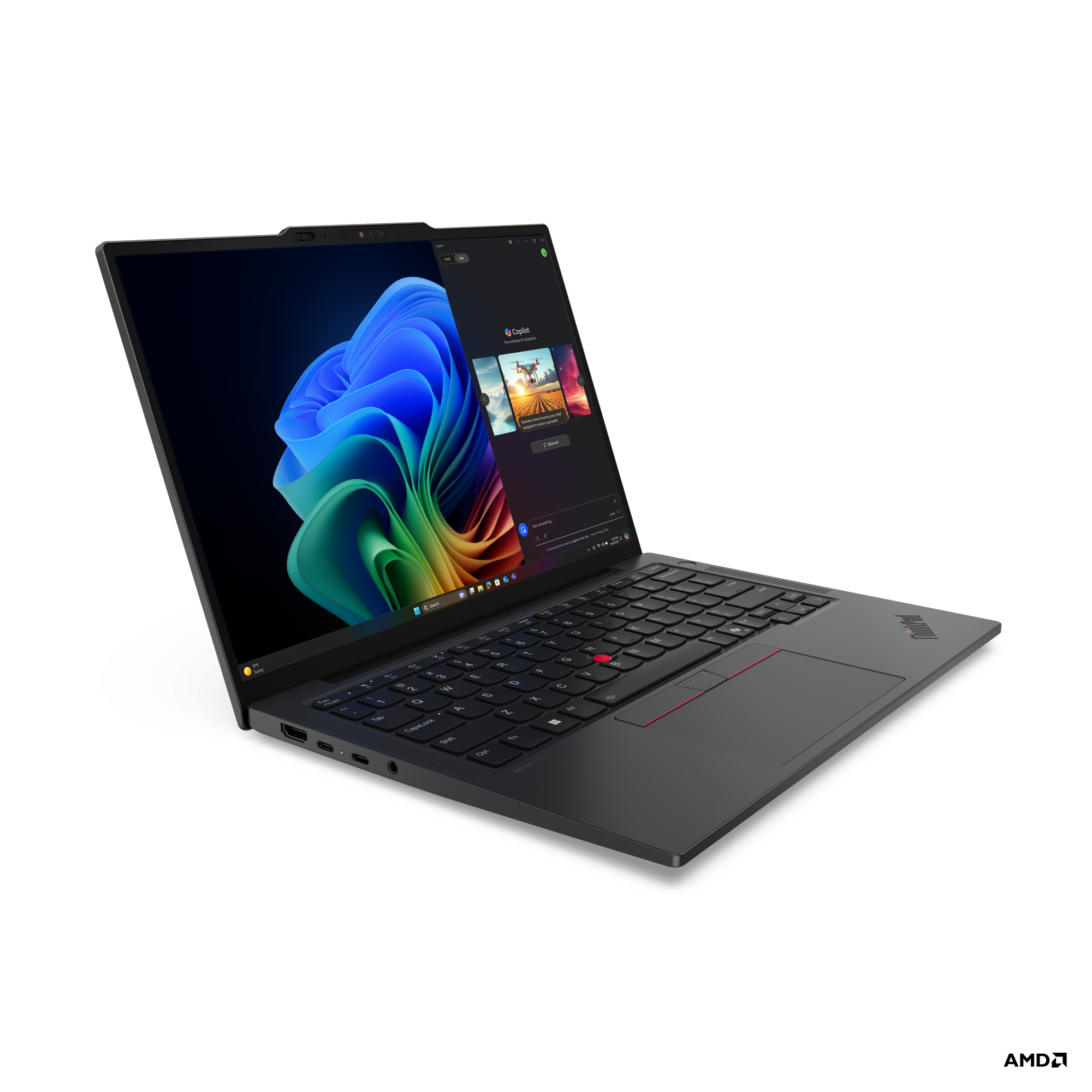 Laptop Lenovo ThinkPad X13 G6, 13.3" WUXGA, Ryzen 5, 16GB RAM, gri 4