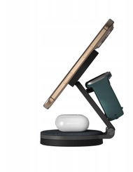 Karikues wireless Adam Elements Mag 360, 3 në 1, 15W, Qi2, i zi