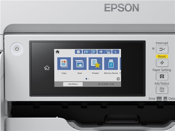 Printer multifunksional Epson EcoTank M15180, 3 në 1, A3, WiFi, i bardhë