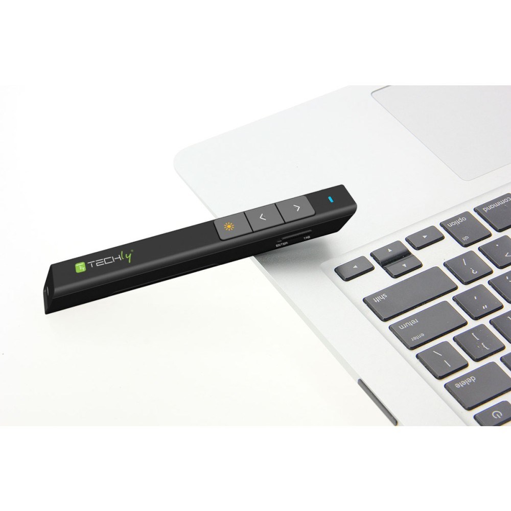 Prezantues me lazer Techly ITC LASER26, wireless, rreze 100m, i zi