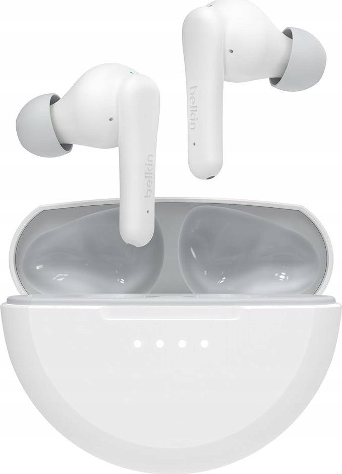 Kufje pa tela Belkin SoundForm Nano 2, True Wireless, për fëmijë, të bardha