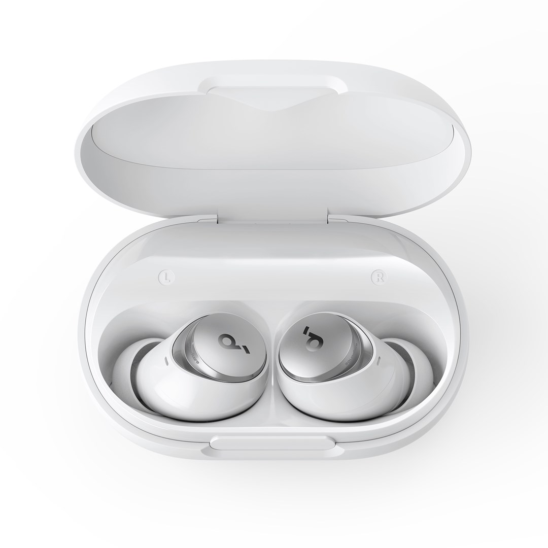 Dëgjuese Soundcore Space A40, True Wireless Stereo (TWS), të bardha