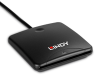 Lexues kartelash LINDY USB 2.0 Smart Card Reader, USB 2.0, kompakt, i zi