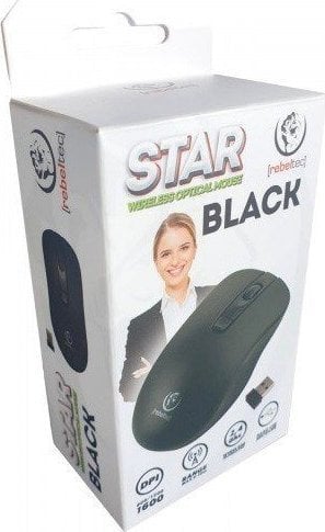 Maus Rebeltec Star, wireless, USB, i zi