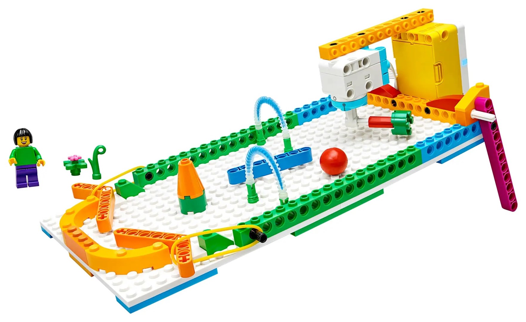 Set edukativ LEGO Education SPIKE Essential, 449 pjesë, me sensorë dhe motorë, shumëngjyrësh