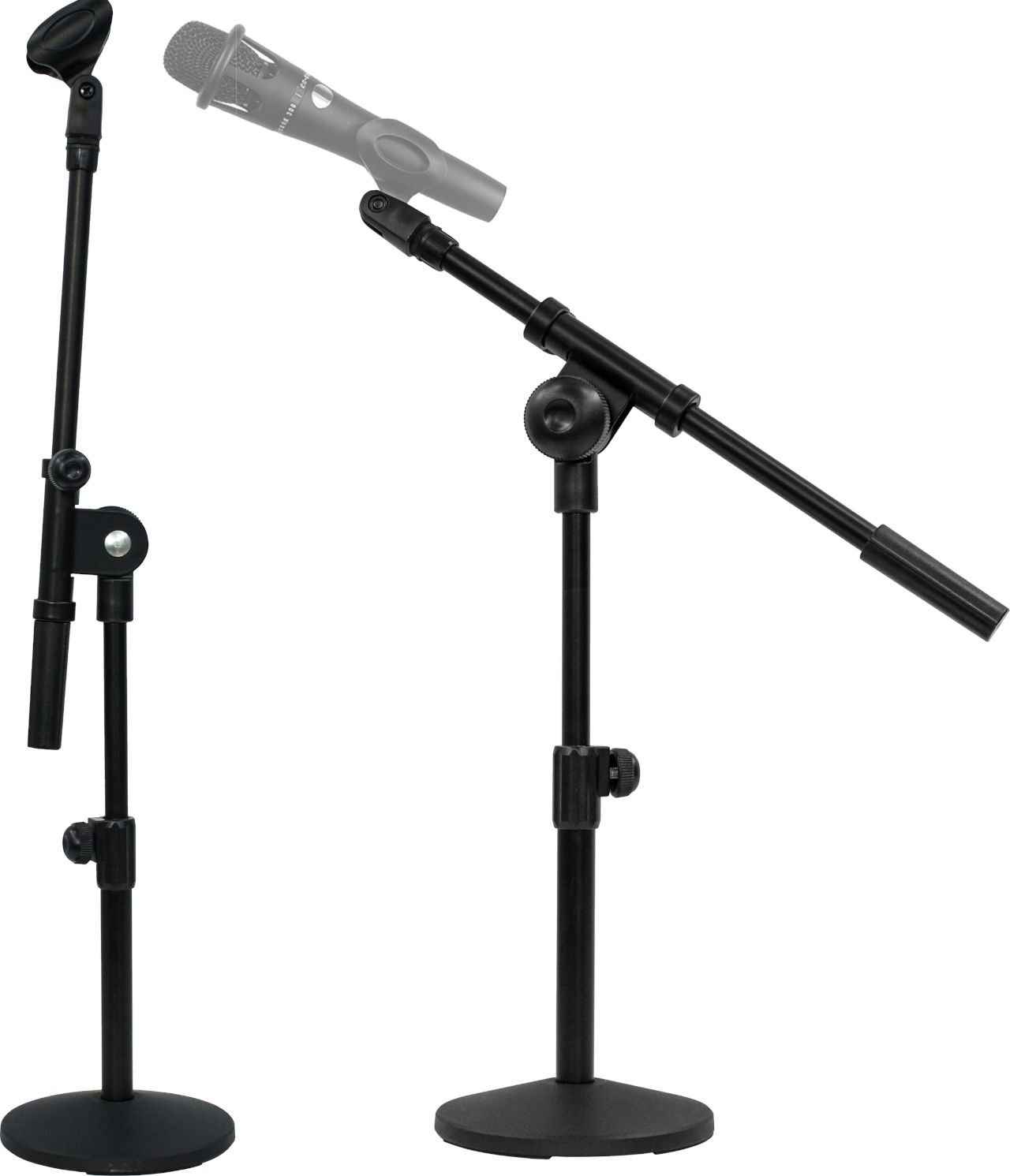 Qëndrim tavoline për mikrofon Mozos SM807, i rregullueshëm 35 65 cm, ngarkesë deri 1 kg, i zi
