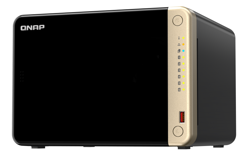 NAS QNAP TS-664, 6-Bay, Intel Celeron N5105, RAM 4GB, gri