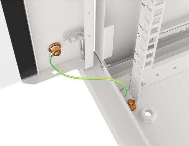 Kabinet Lanberg WF01-6622-10S, 19", 22U, i hirtë