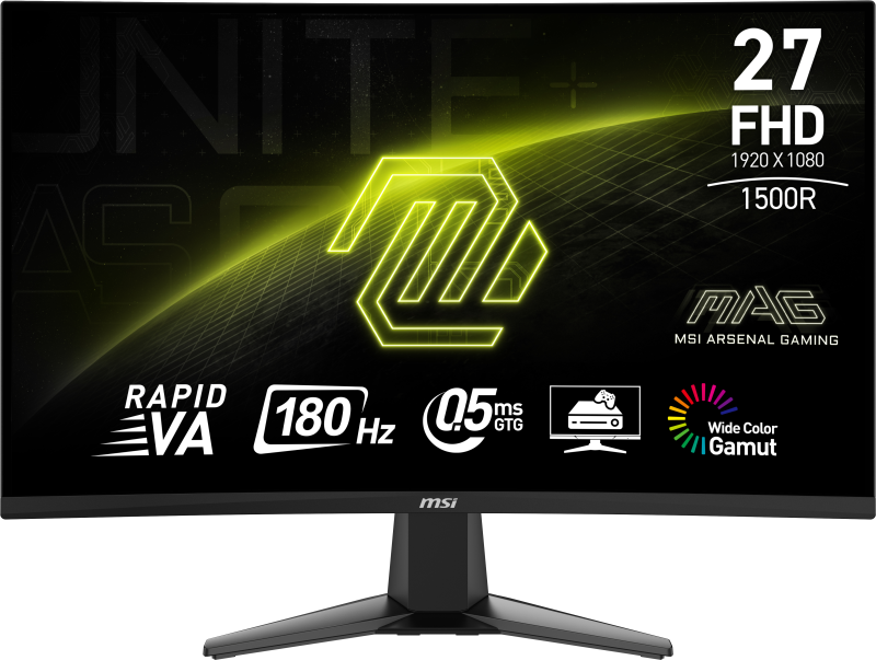 Monitor gaming MSI MAG 27C6F, 27", Full HD, i zi