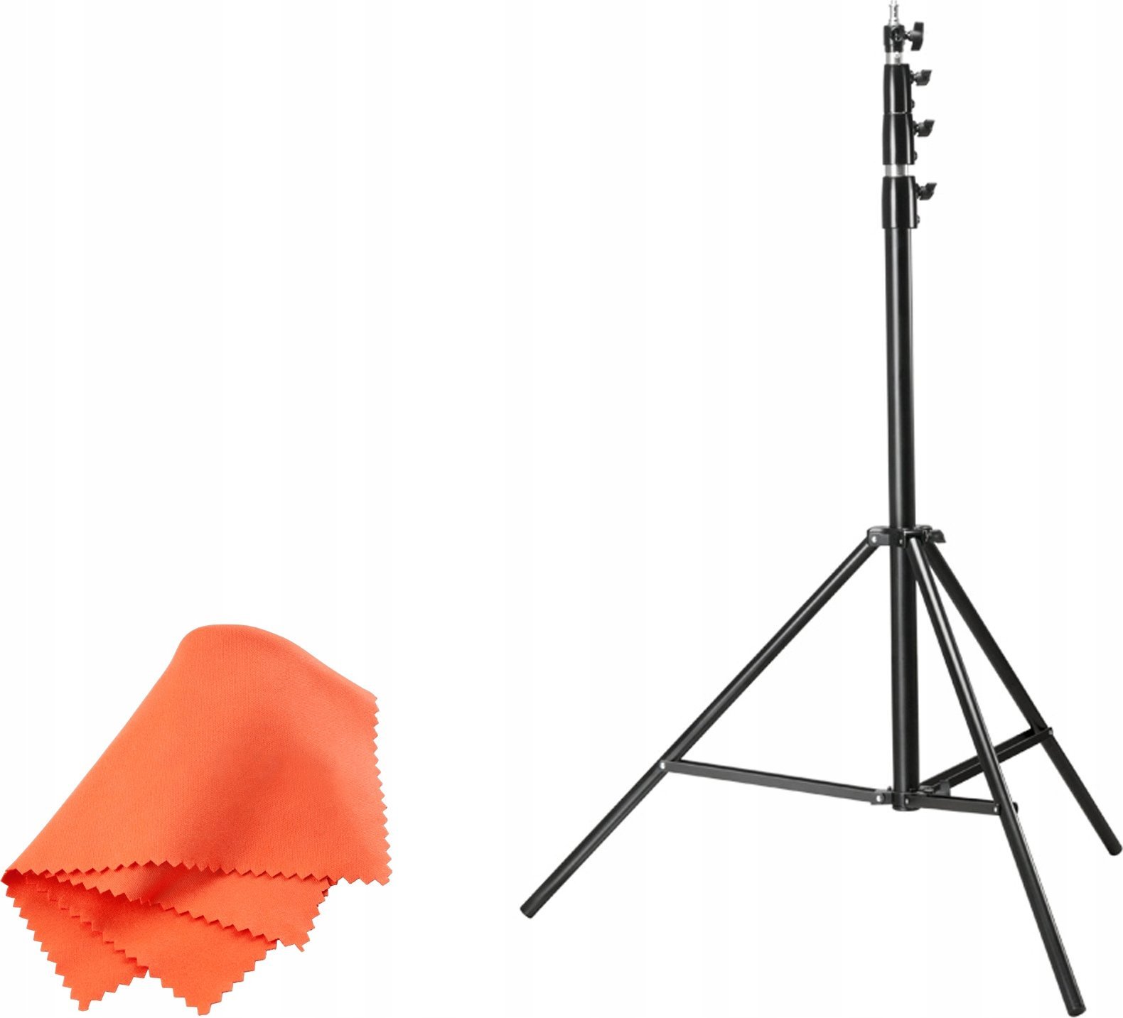 Tripod Freepower, lartësi e rregullueshme, për kamera dhe telefona, i zi