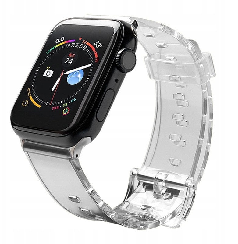 Rrip ore Hurtel Cinturino Light për Apple Watch 38mm 40mm, TPU, i zi