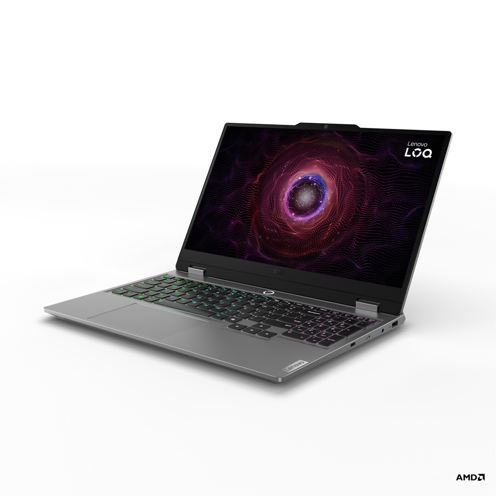 Laptop gaming Lenovo LOQ 15AHP9, Ryzen 7, 16GB RAM, 1TB SSD, RTX 4060, gri