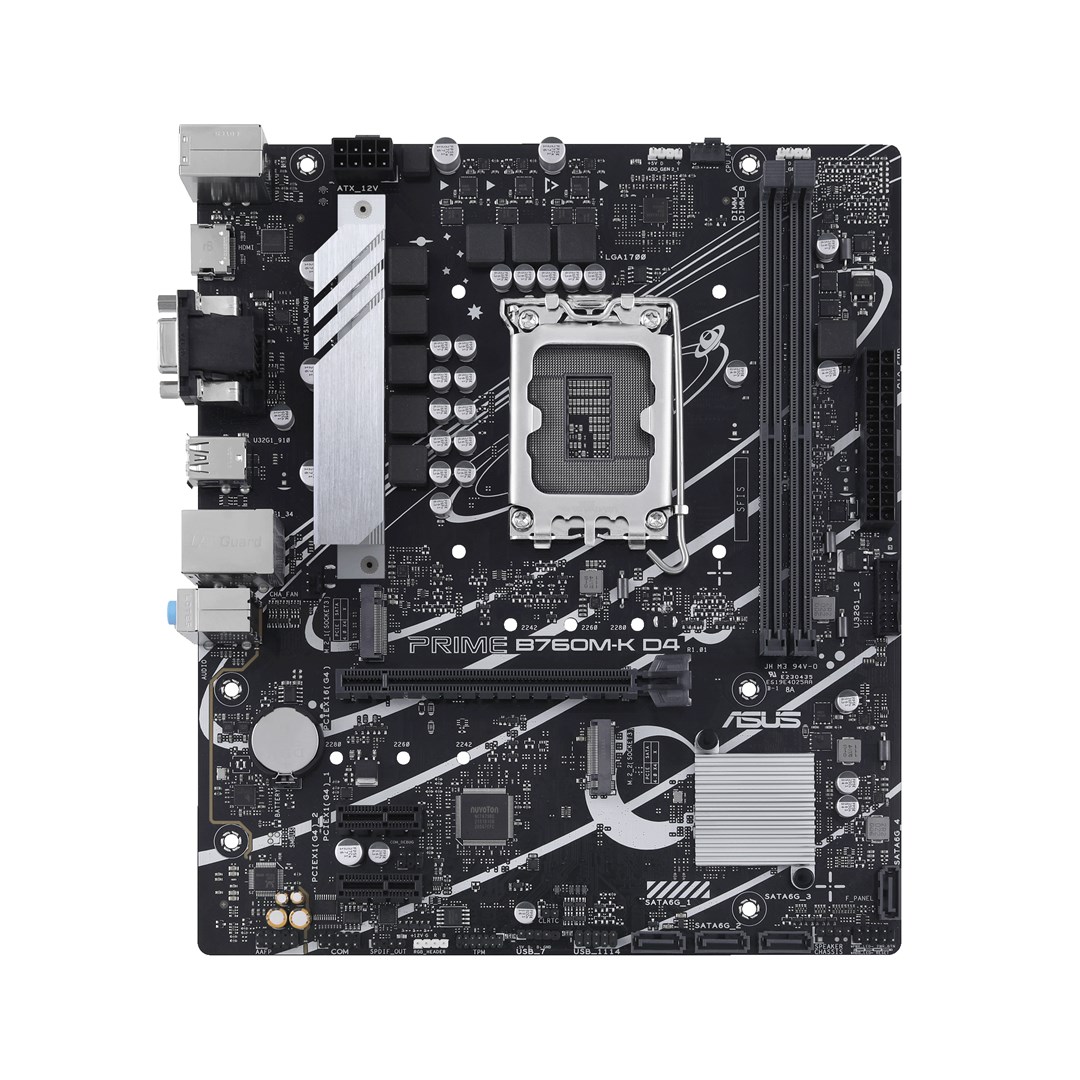 Pllakë amë ASUS Prime B760M-K D4-Intel B760