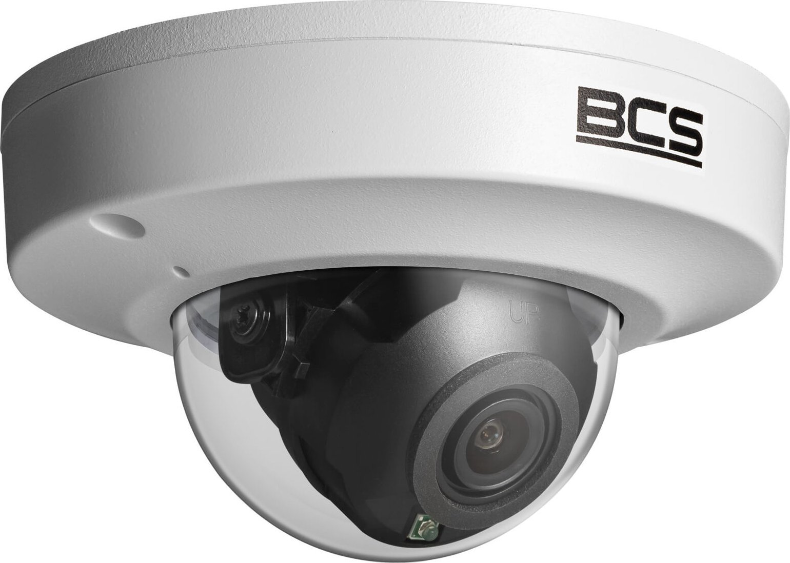Kamerë dome IP BCS P DPIP24FSR3 Ai2, 4 Mpx, lente 2.8 mm, e bardhë