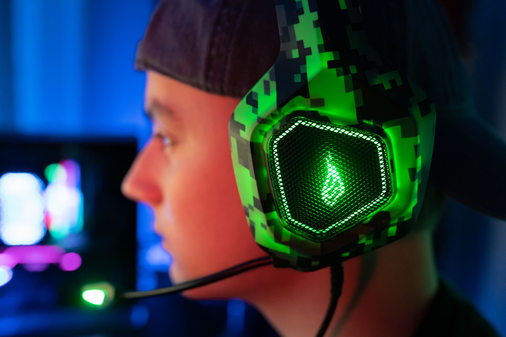 Kufje Surefire Skirmish, gaming, të gjelbra