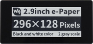 Ekran e-paper Waveshare 20051, 2.9", 296x128, për Raspberry Pi Pico
