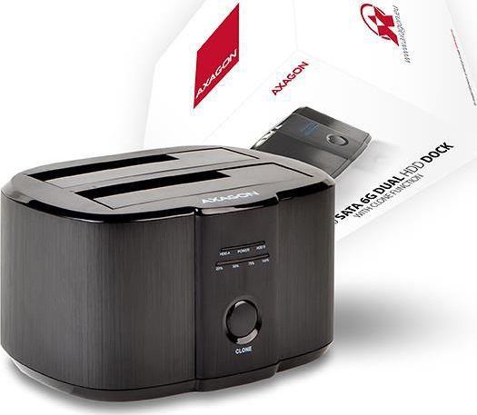 Stacion i lidhjes Axagon 2.5"/3.5" SATA USB 3.2 Gen 1 (ADSA-ST)