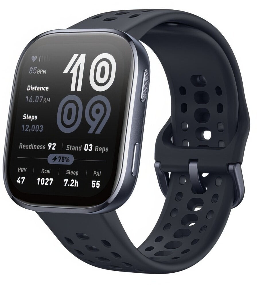Ora inteligjente Amazfit Bip 6, 1.97", GPS, e zezë