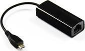 Мрежен адаптер Microconnect USBMICROETHBB, USB Micro B во Ethernet, црн