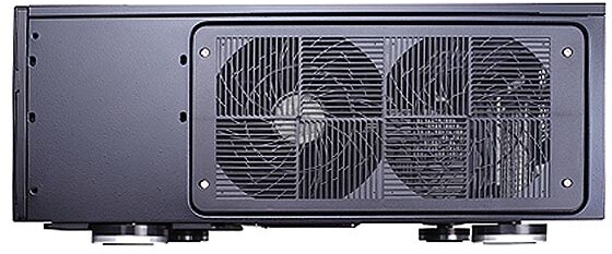 Kasë SilverStone GD07B Grandia, i zi