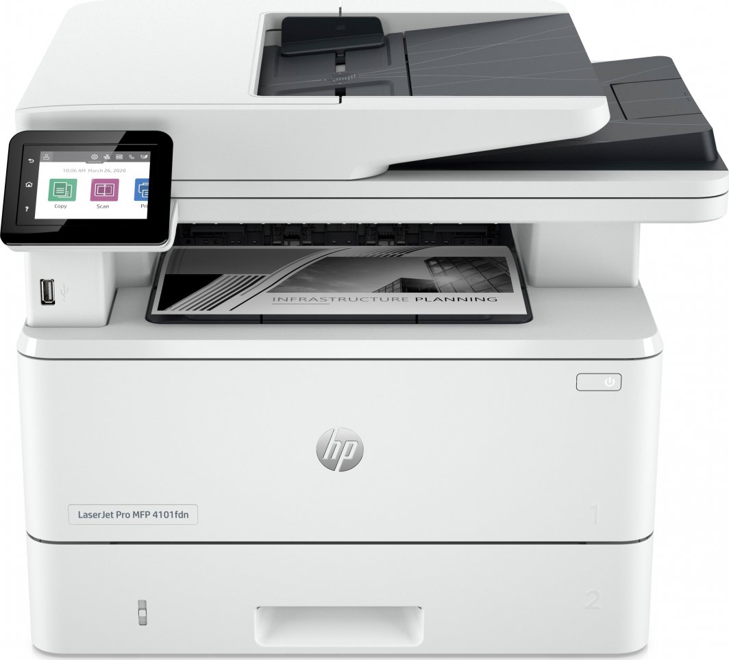 Printer HP LaserJet Pro 4102FDN MFP (2Z623F), i bardhë