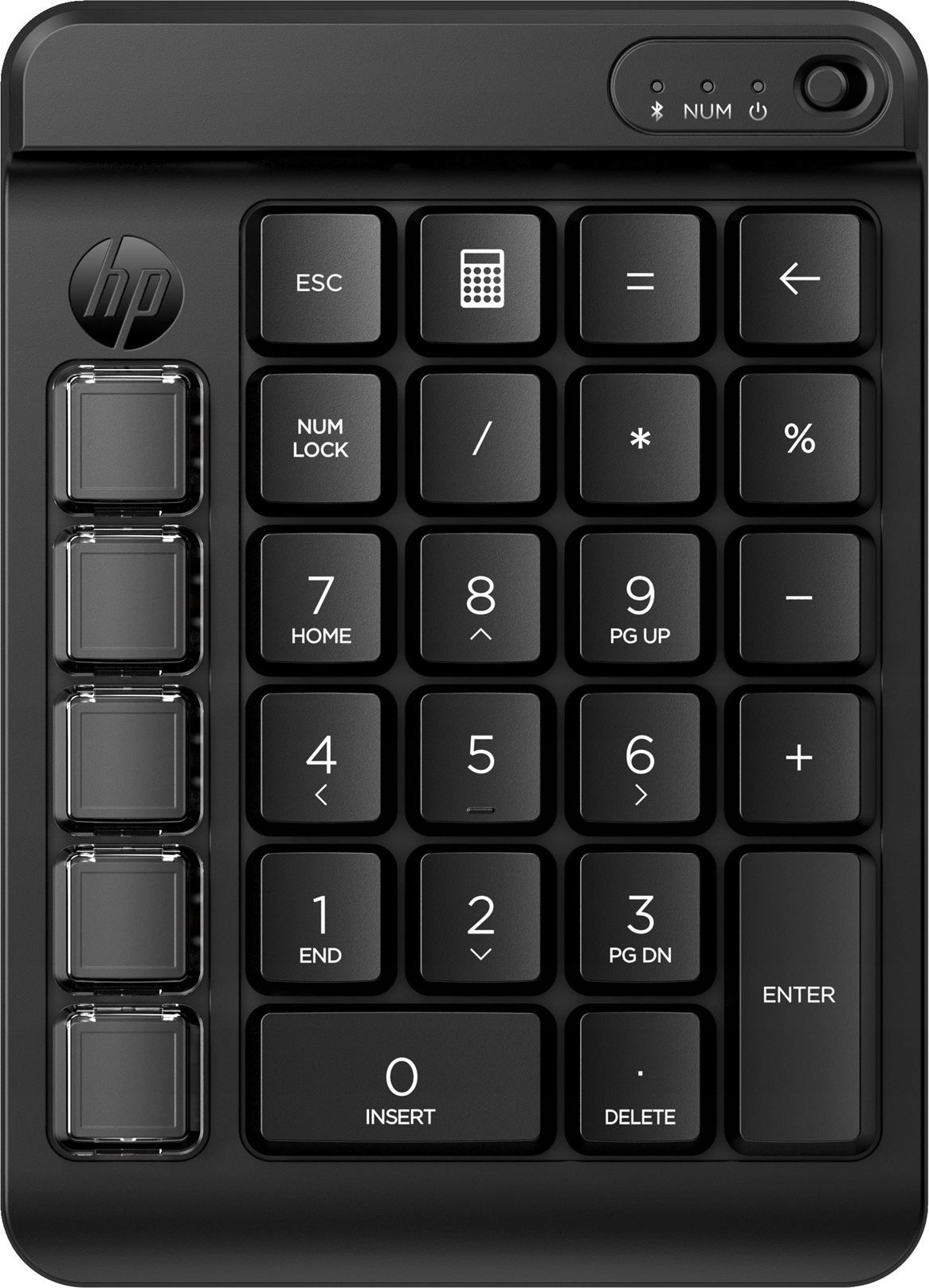 Tastierë numerike HP 430 Programmable, Bluetooth, pa tela, e zezë