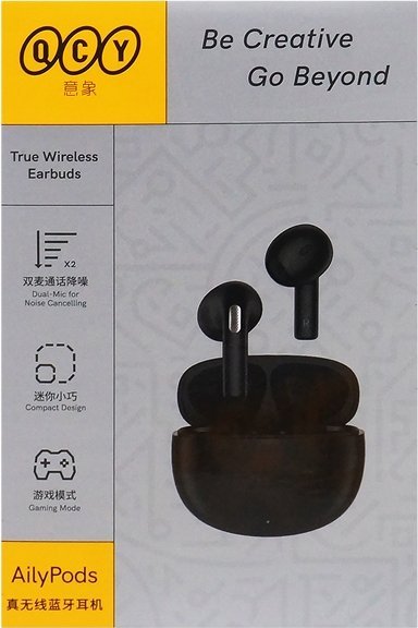 Kufje wireless QCY T20, in ear, Bluetooth 5.3, të zeza