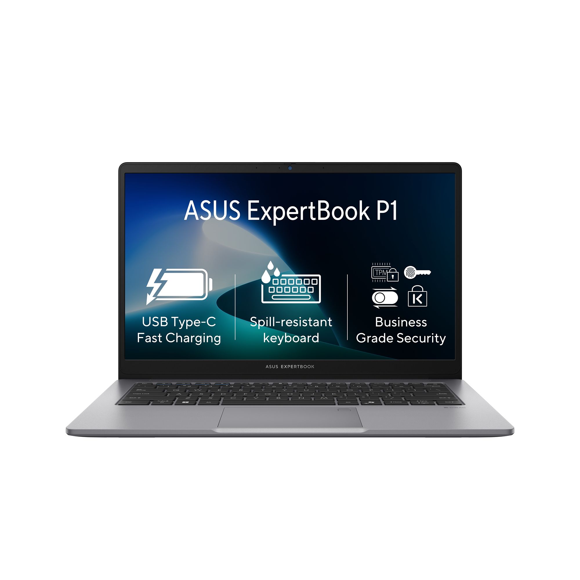 Laptop ASUS ExpertBook P1, 15.6" FHD, i7, 32GB 1TB SSD, gri
