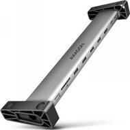 Hub USB Axagon HMC-10HLS, 9in1, USB C, 4K, argjendtë
