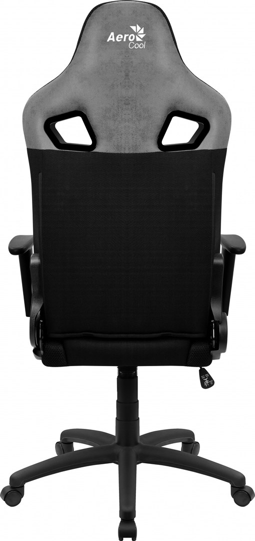 Karrige lojërash AeroCool EARL AeroSuede, 150 kg, e zezë/e hirtë