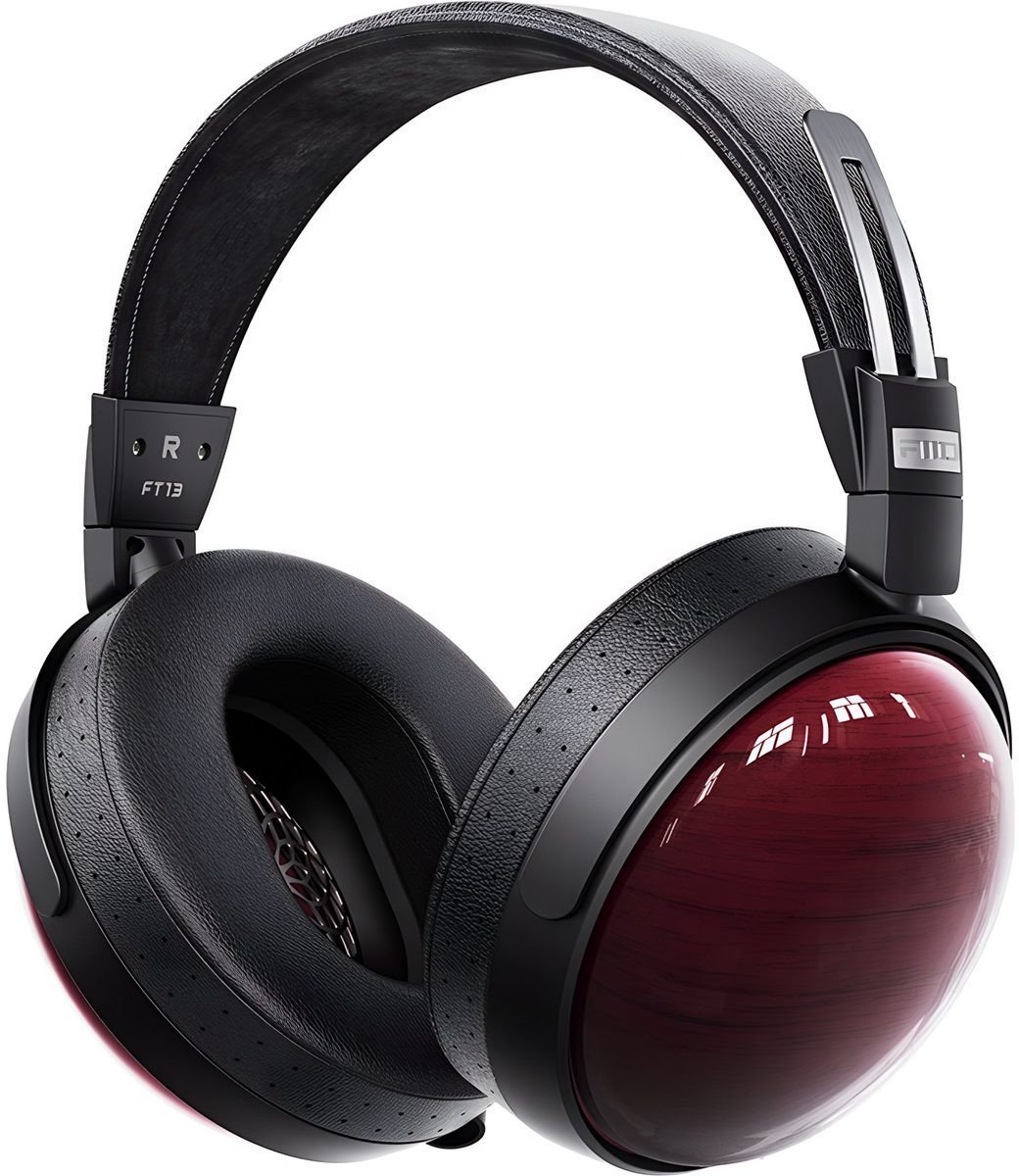 Kufje over ear FiiO FT13, 60mm driver dinamik, dizajn dru Purpleheart