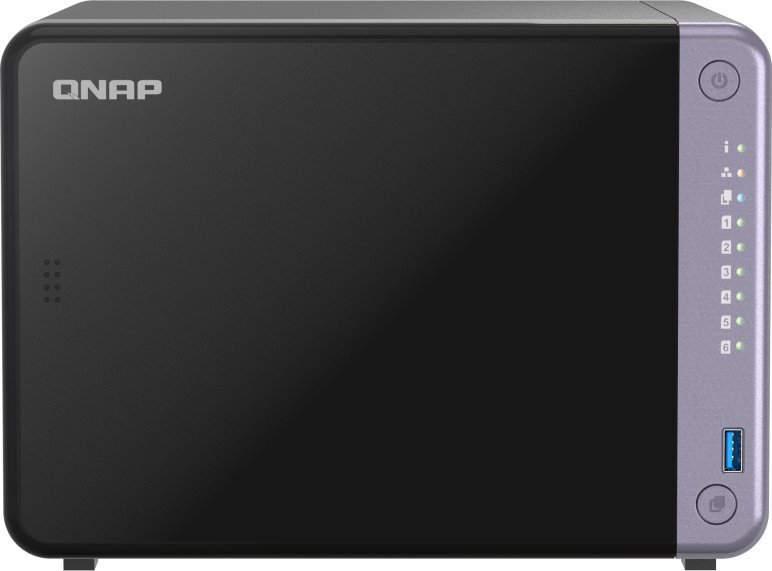 NAS server QNAP TS-632X-4G, 6 slote, 4GB RAM, gri