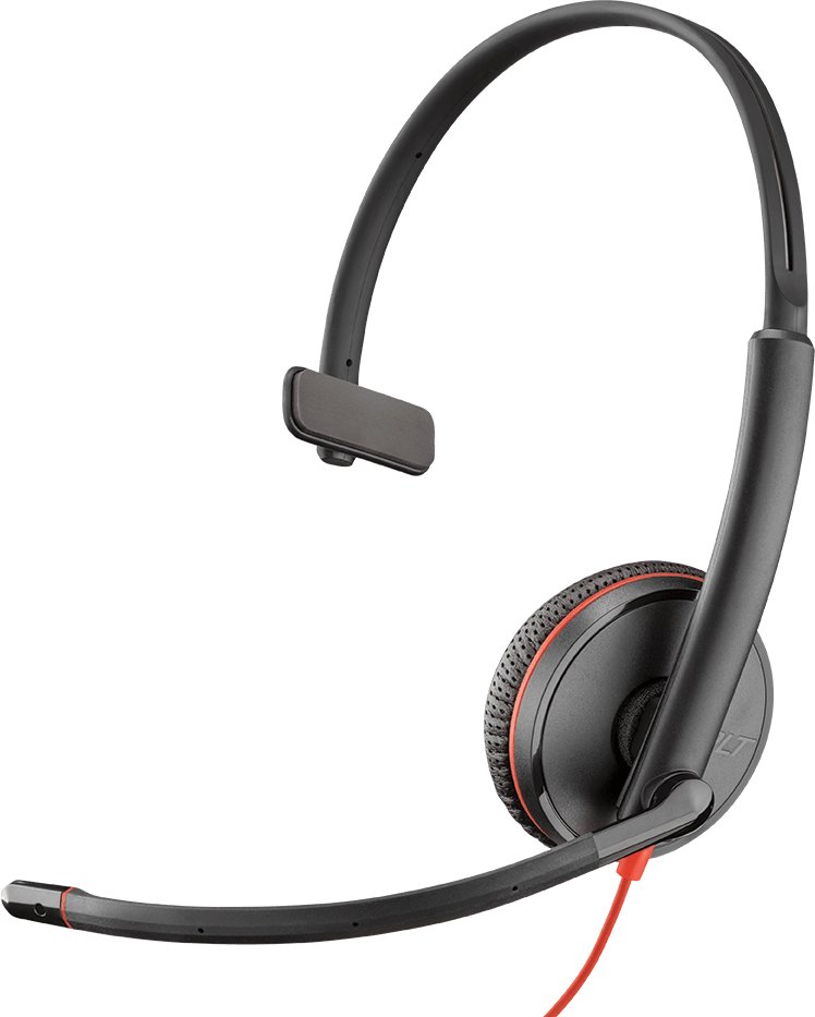Kufje Poly Blackwire C3215, USB C, me mikrofon, të zeza