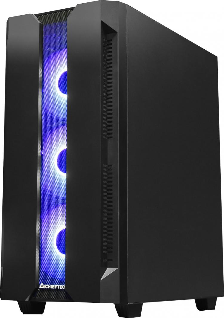 Kasë Chieftec Hunter GS-01B-OP, e zezë