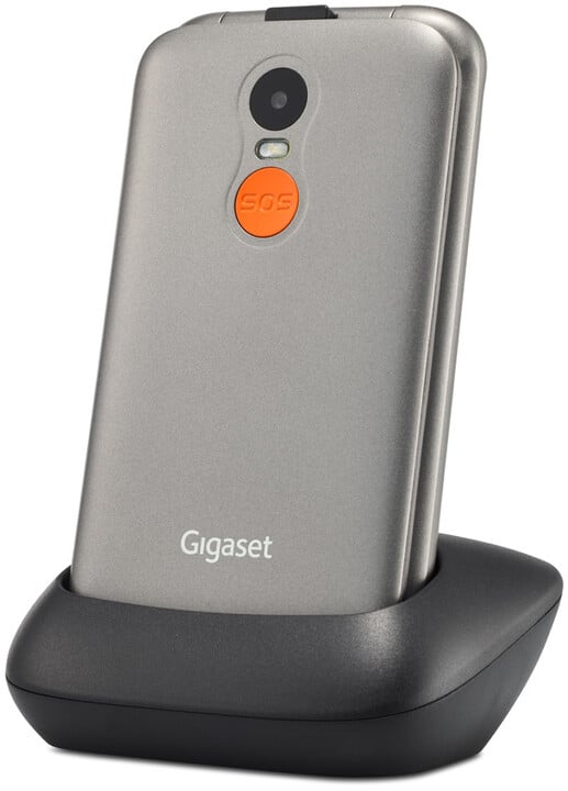 Celular Gigaset GL590, 2.8'', 32GB, i hirtë