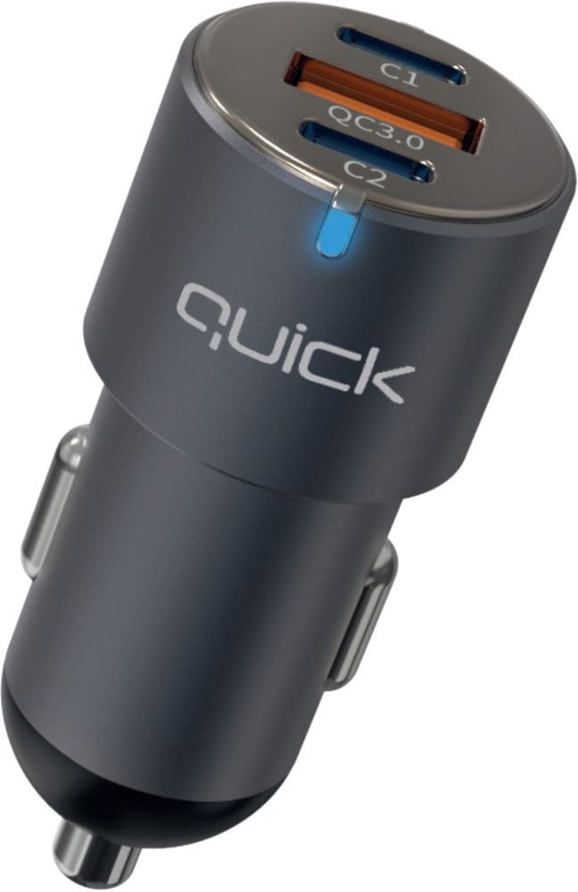 Karikues veture Quick QC-420, 60W, 1x USB 2x USB-C, i zi
