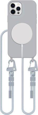 Mbrojtëse telefoni Tech-Protect Magnecklace MagSafe, për iPhone 12 12 Pro, me varëse, transparente
