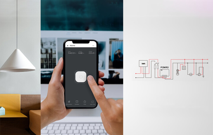 Ndërprerës Sonoff POWR3 High Power Smart