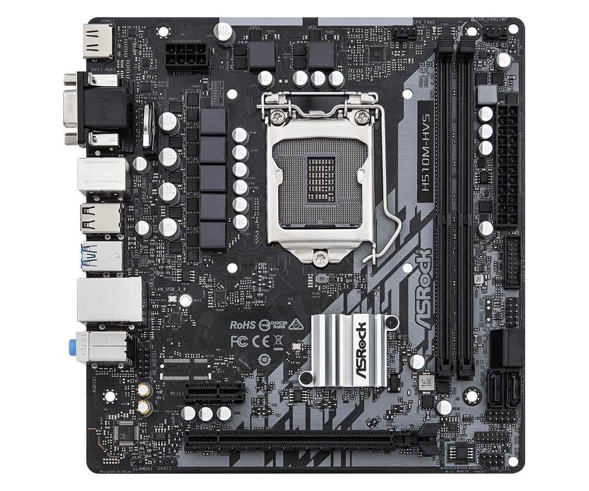 Pllakë amë Asrock H510M-HVS R2.0 - Intel H510
