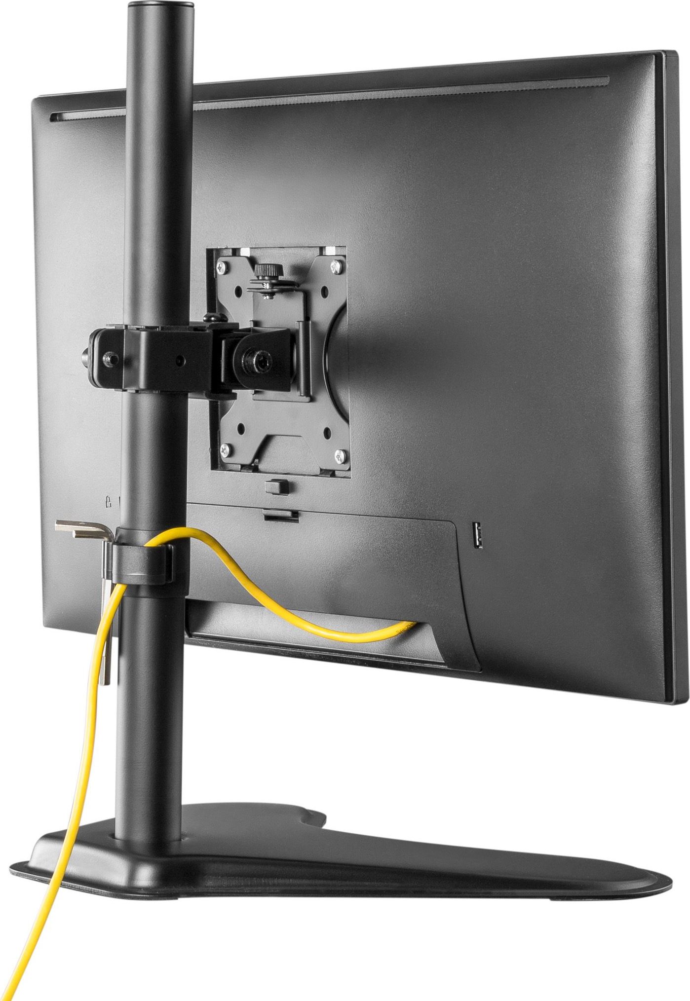 Stendë tavoline Equip 650122 për monitor, 13"-32", e zezë