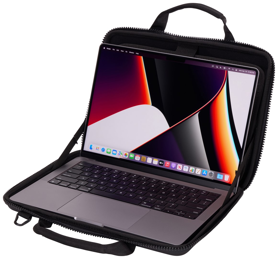 Çantë për MacBook Pro Thule Gauntlet, 14", e zezë