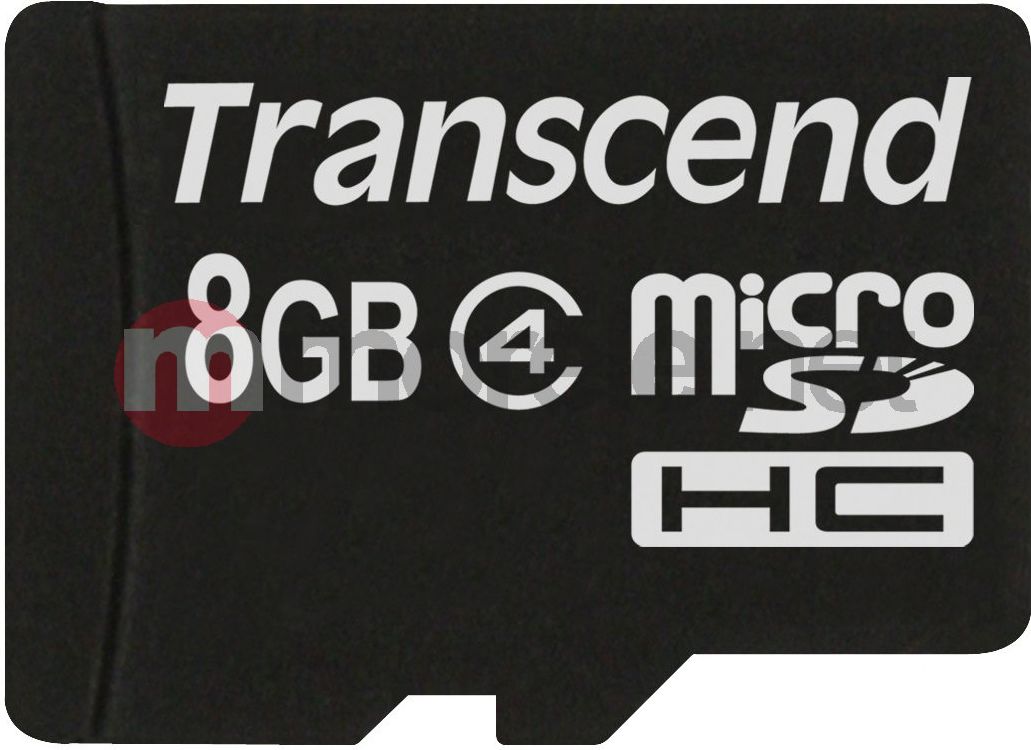 Kartë memorje Transcend microSDHC, 8GB, Class 4, e zezë