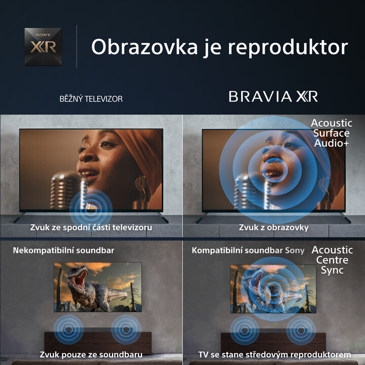 Televizor Sony Bravia XR-65A80L, 65" (165cm), i zi